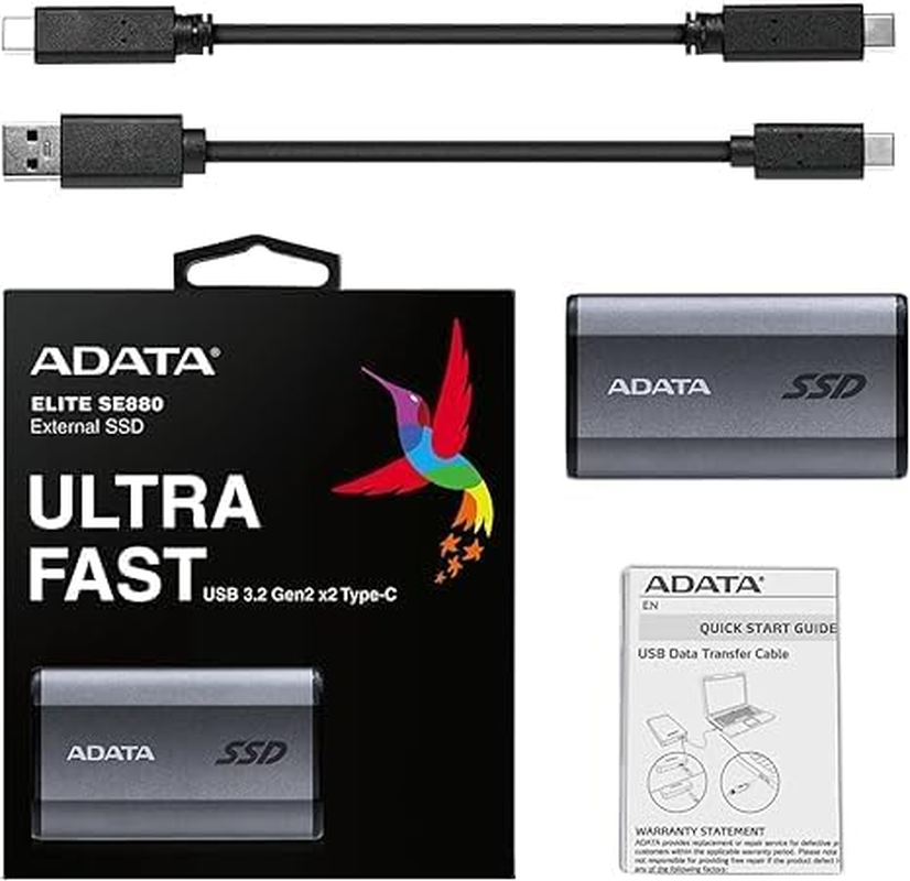 ADATA Elite SE800 1TB External Portable SSD image number 5