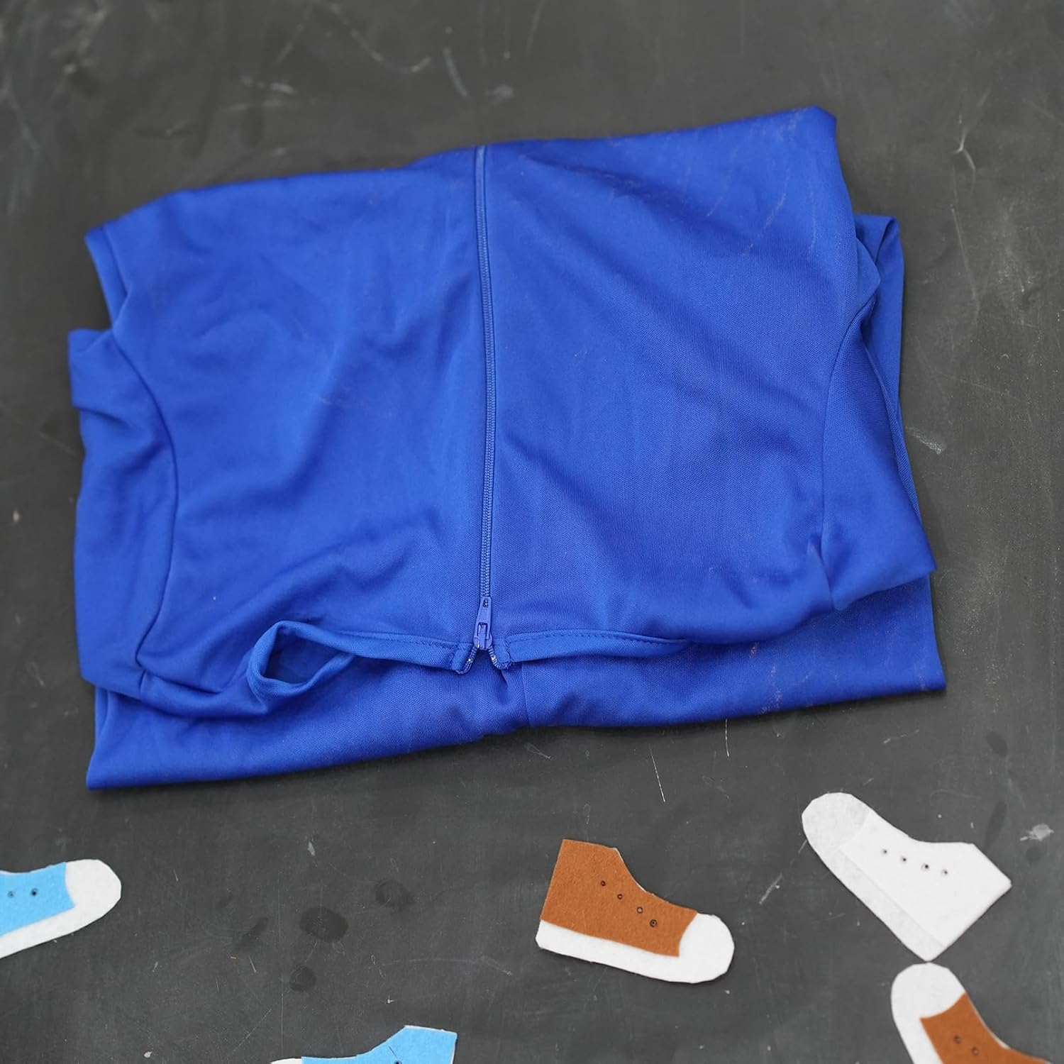 Merroyal Unisex Blue Cat Costume, Book Day Dress Up, Cute Blue Animal Halloween Outfit image number 3