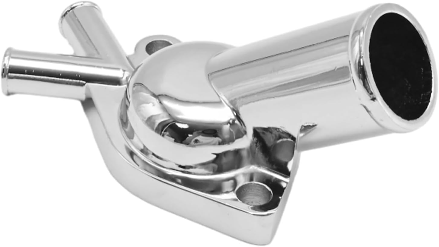 Laffoonparts TWIN Pipe Thermostat Housing Water Outlet for Holden V8 HX HZ WB LH LX 253 308 image number 1