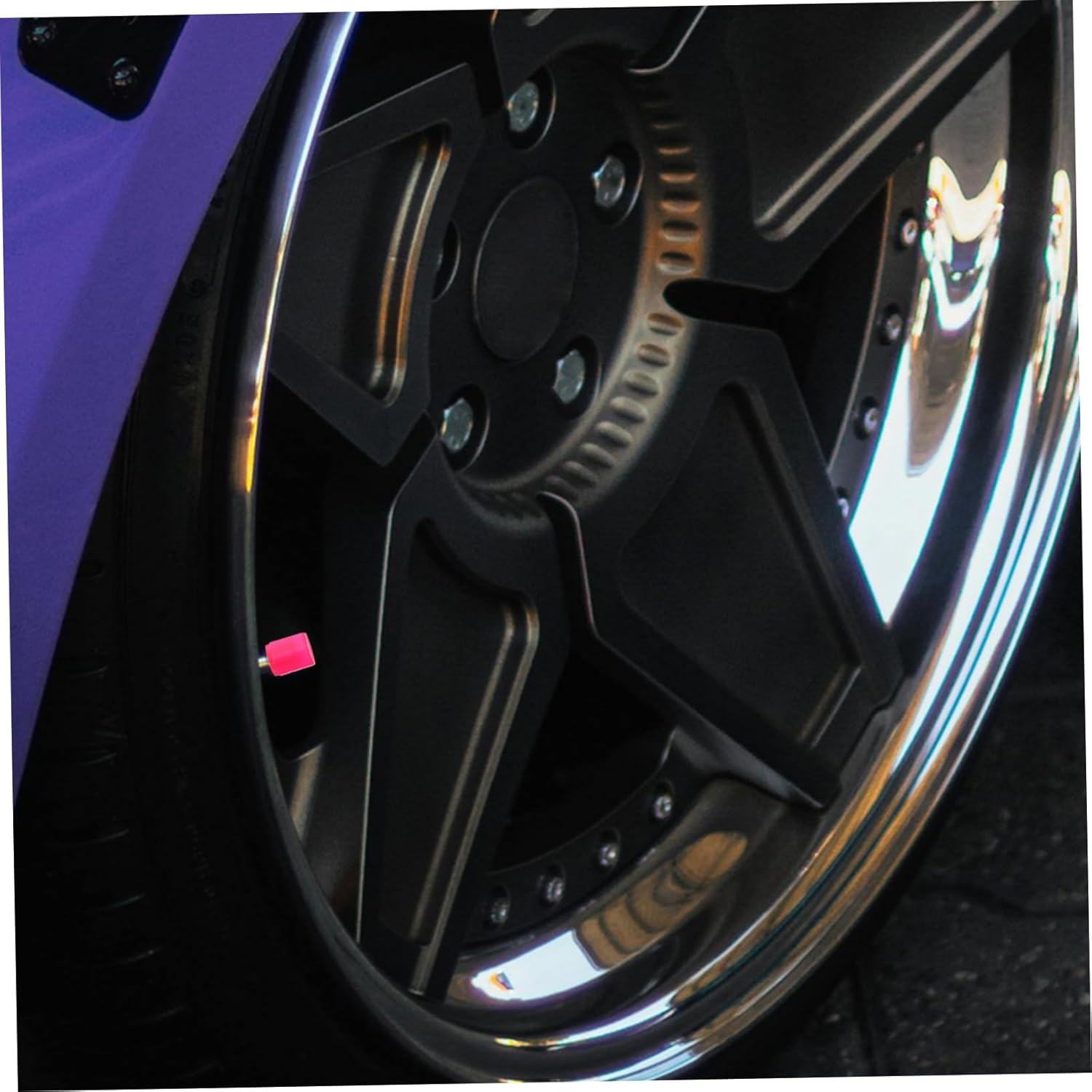 HAPINARY Luminous Car Tire Valve Stem Caps 12Pcs Set Night Glow Valve Covers Corrosion-Resistant for Universal Automotive Wheel Accessories image number 1