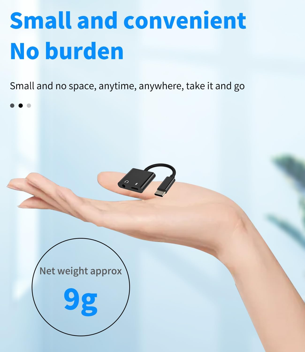 USB-C to 3.5Mm Headphone Dongle(2In1) DAC Type C AUX Jack Splitter Audio Charger Adapter Accessories Cord for Compatible for Samsung Galaxy S22 S23 Ultra LG Pixel Ipad Pro Air4 Cjj-Tp-Jsxhz-3.5+Tp image number 3