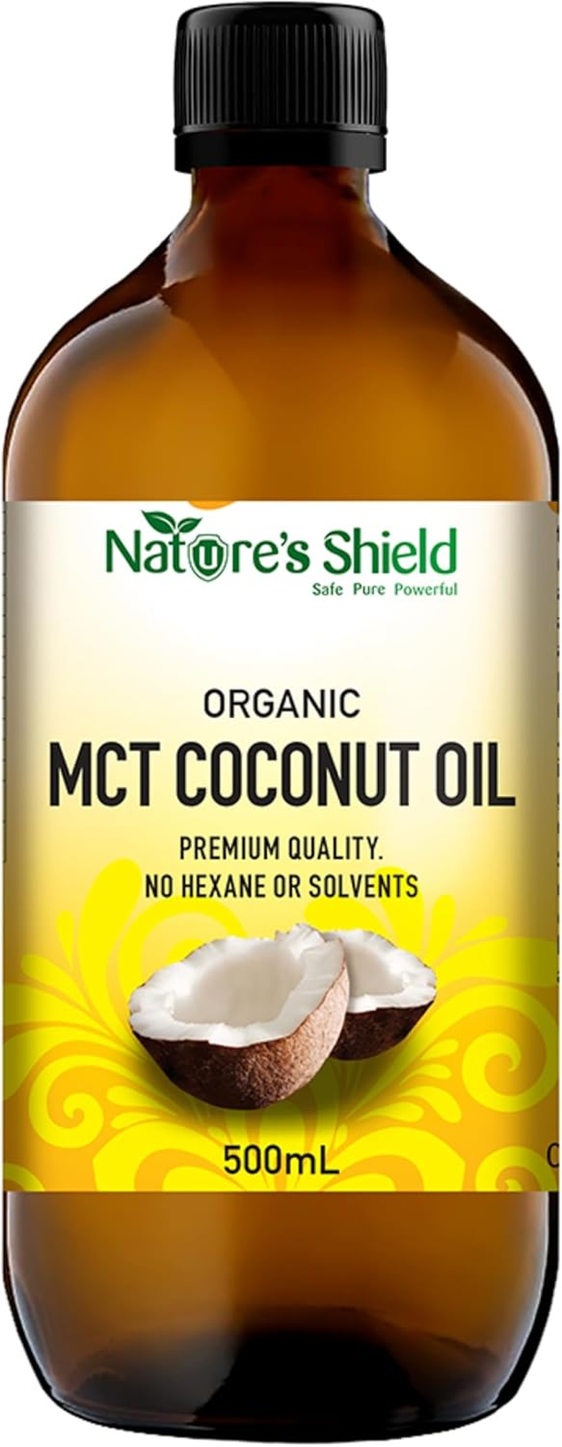 Nature'S Shield Organic MCT Coconut Oil 500 Ml