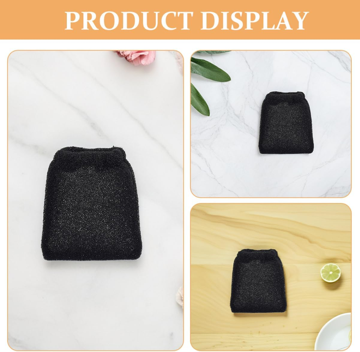 BIUDECO 4Pcs Hair Dryer Diffuser Attachment Diffuser for Hair Dryer Sturdy Sponge Cover Protects Nozzle Easy to Use image number 3