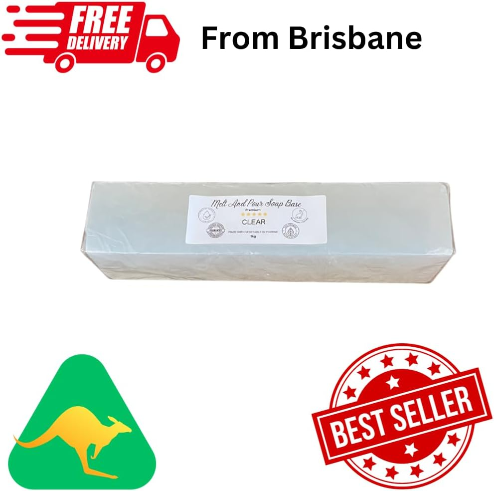 Clear Melt and Pour Soap Base Low Sweat + 30 Recipes (5Kg Clear Soap Base) image number 2