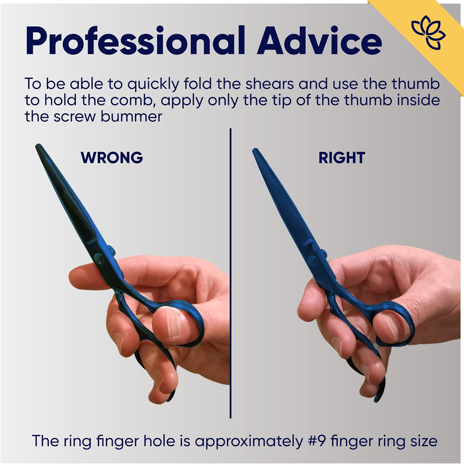 Equinox Professional Razor Edge Series - Titanium Barber Hair Cutting Scissors/Shears - 6.5" Overall Length with Fine Adjustment Tension Screw image number 1