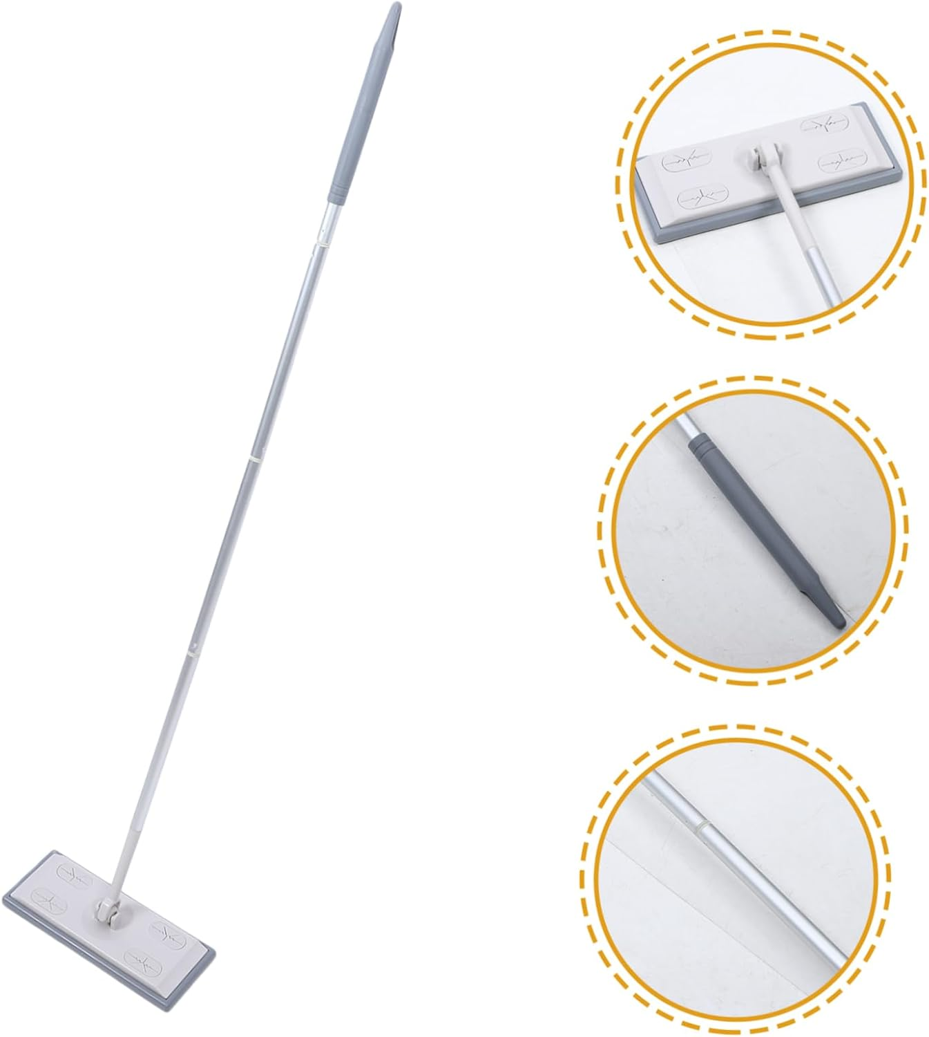 Mobestech Desktop Dust Mop Detachable Reusable Cleaning Mop for Hardwood Tile Floor No Wash Design Easy Dust Removal Household Cleaning Tool for Effortless Maintenance image number 2