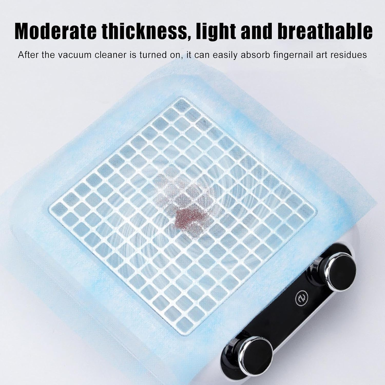 Nail Dust Collector Sheets | 100Piece Nail Tech Dust Collector | Professional Extractor Paper Collecter for Women Practice Home Salon Training image number 6