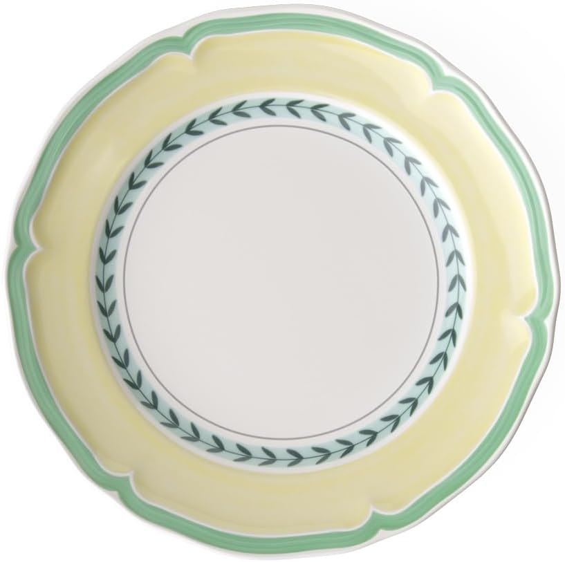 Villeroy & Boch - French Garden Fleurence Breakfast Plate, round Plate in Premium Porcelain with Summery Fruit Motifs, Country Style, 21 Cm