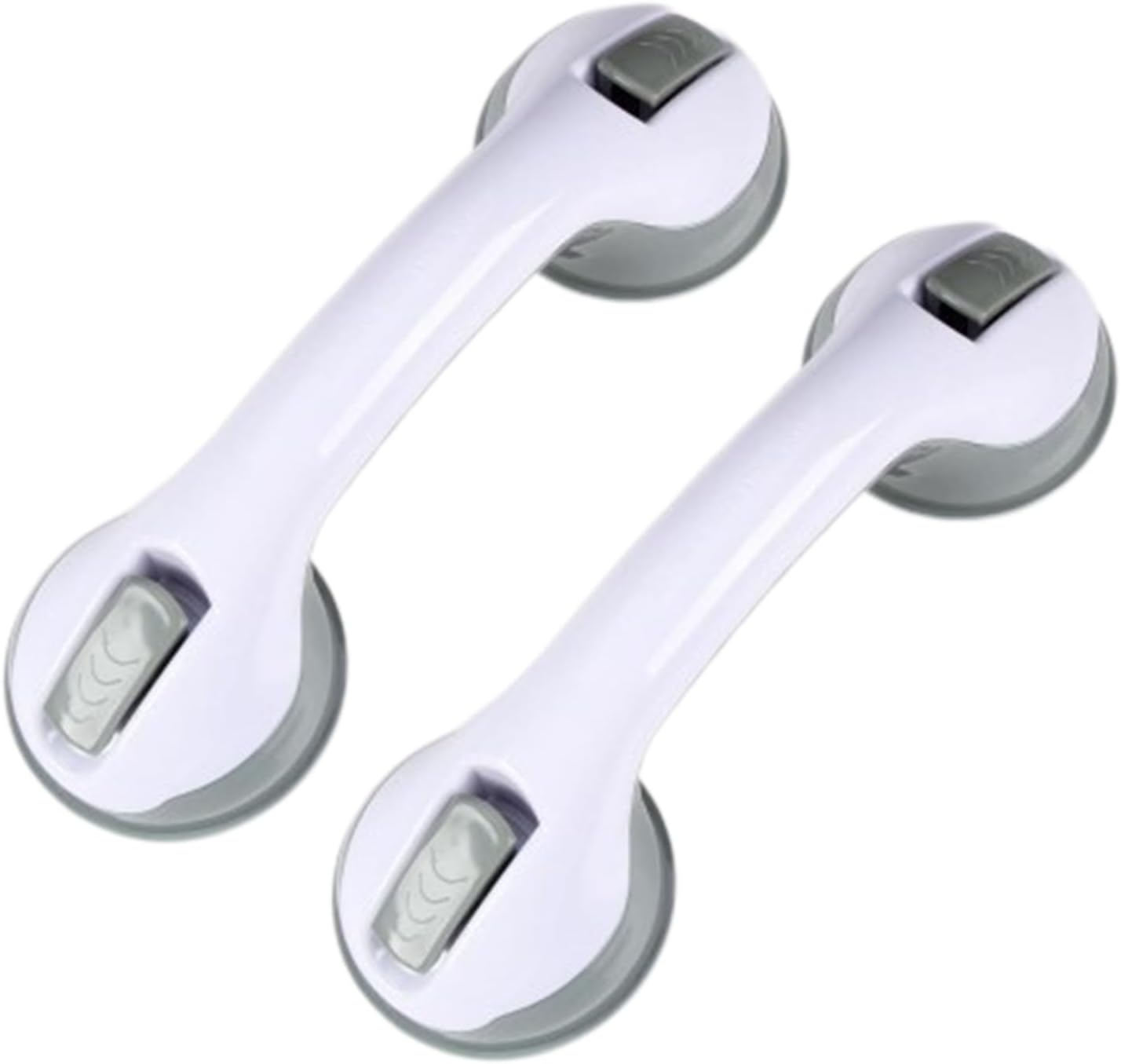 Grab Bars for Bathtubs and Showers Set of 2 12 Inch Strong Suction Shower Grab Bars Safety Handles Ideal for Seniors Bathing Support and Shower Chair Assistance Gery Color image number 2