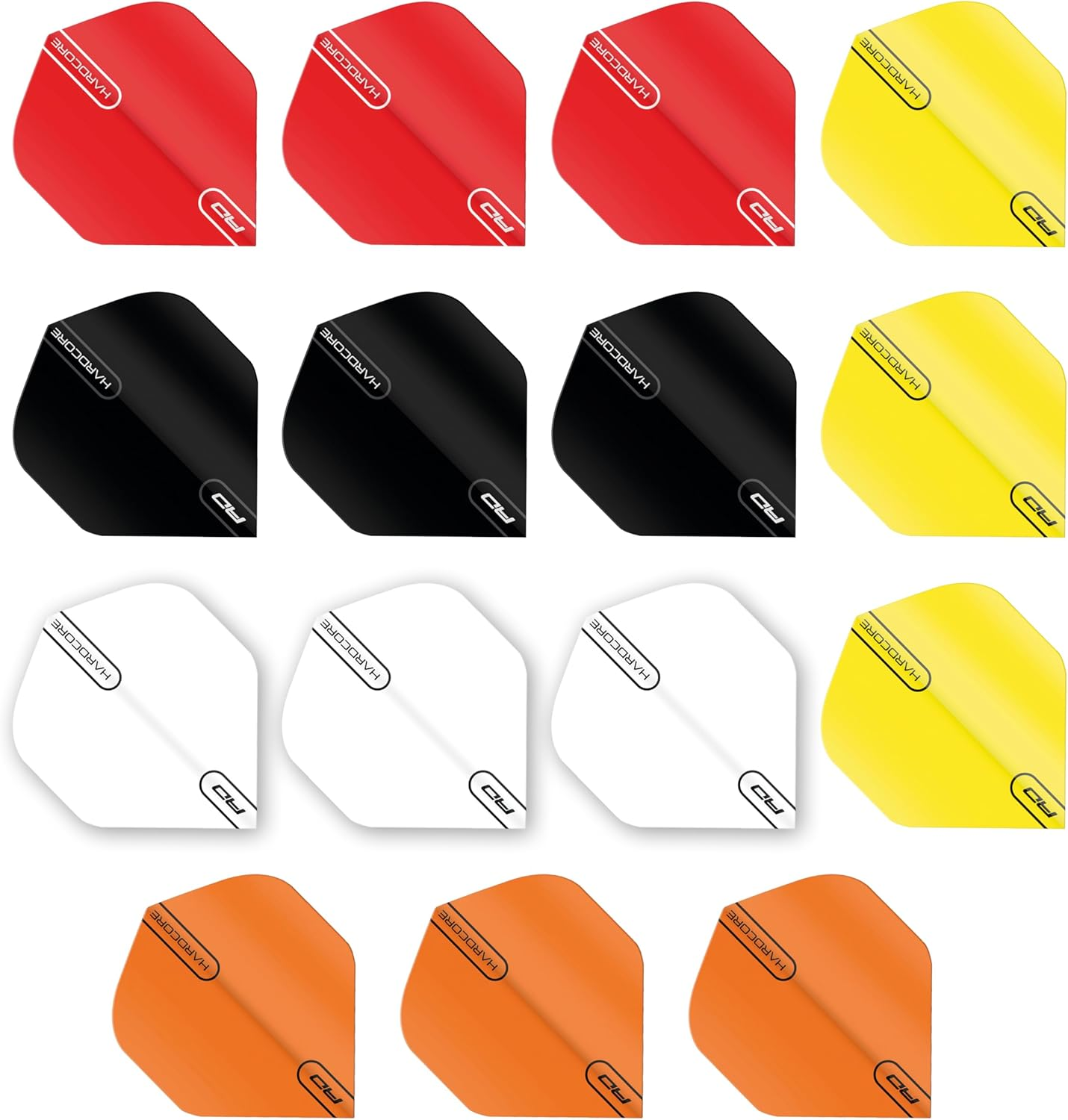 Hardcore Selection Pack Extra Thick Standard Dart Flights