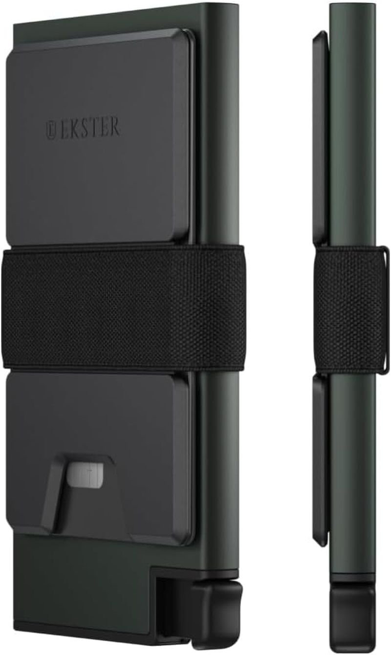 Ekster: Aluminum Cardholder - 0.2-Inch Slim Minimalist Wallet with Expandable Backplate - RFID Blocking Layer for Data Protection - Durable Space-Grade 6061-T6 Aluminum - 1-15 Card Storage Capacity