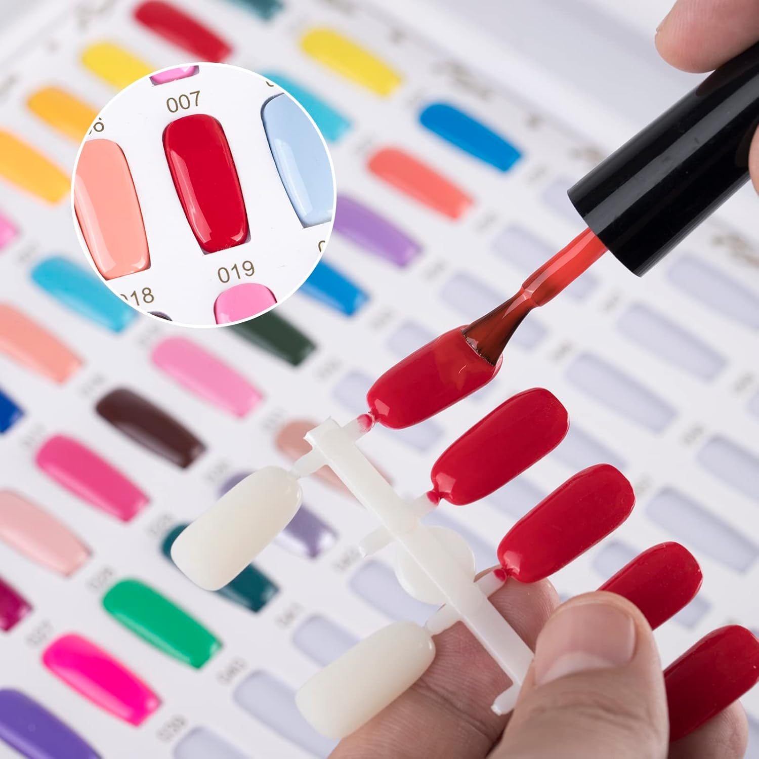 Acycoin2A Professional 216 Nail Colors Chart (Gold) image number 6