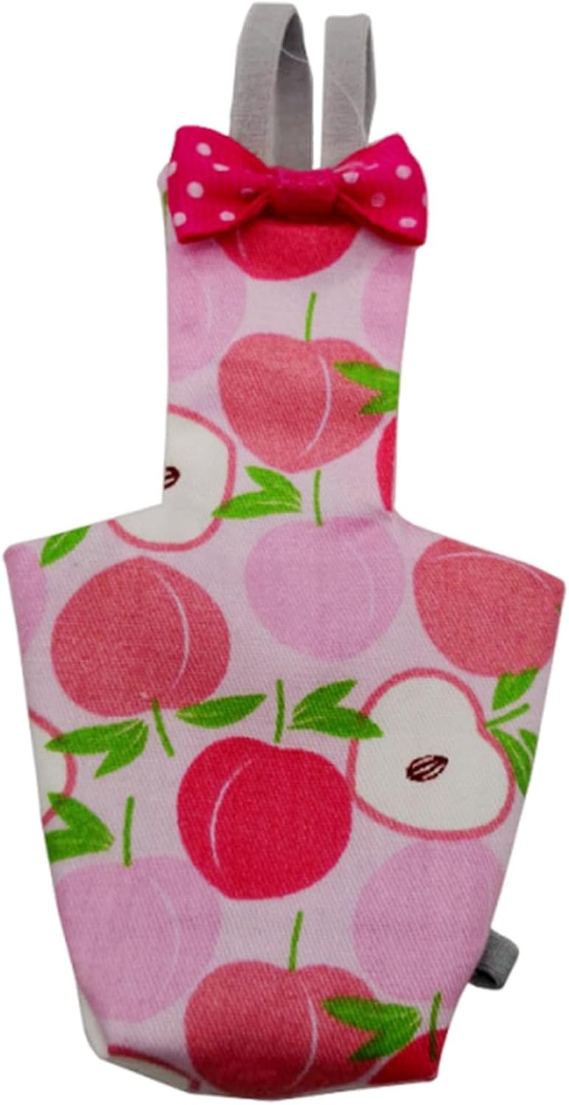 Reusable Nappy, Bird Nappies for Cockatiels - Adjustable Soft Bird Nappy, Reusable Pigeon Trousers, Lightweight Urine Suit for Cockatoos, Conure, Meuse, African Brewing Plaster image number 3