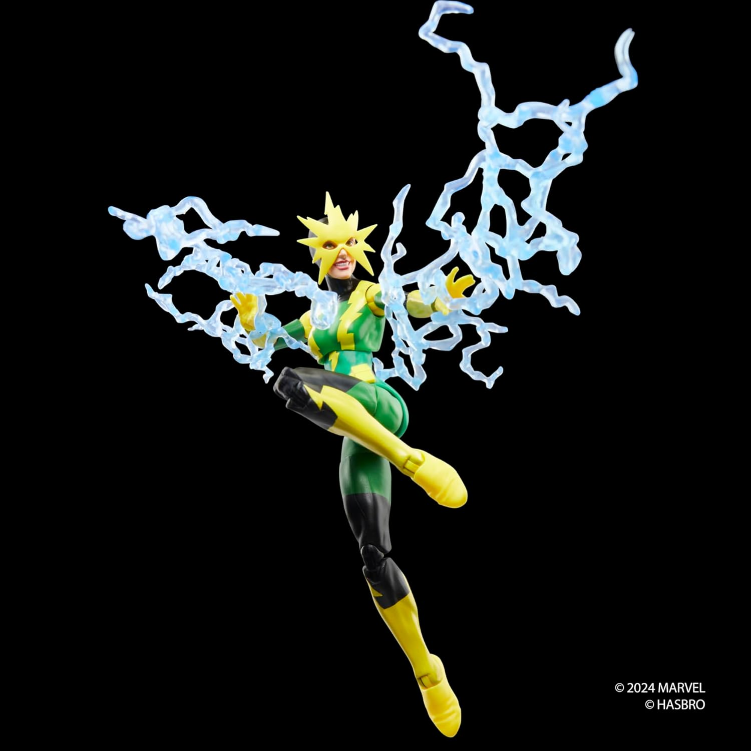 Marvel Legends Series Electro (Francine Frye), Retro Comics Collectible 6-Inch Scale Action Figure image number 3