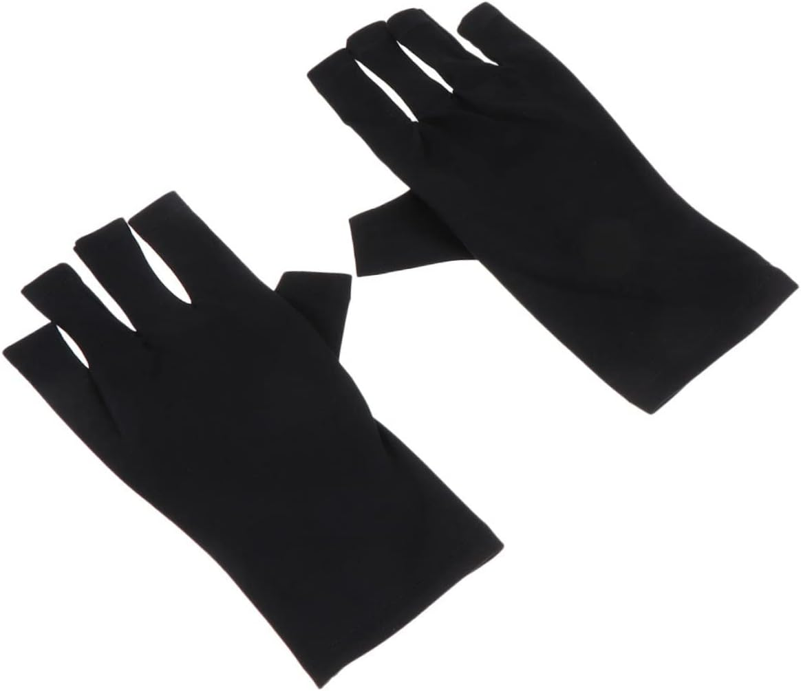 PACKOVE Uv Gloves for Gel Nails Sun Protection Gloves Tactile Sensitivity for Nail Art and Mobile Use image number 3