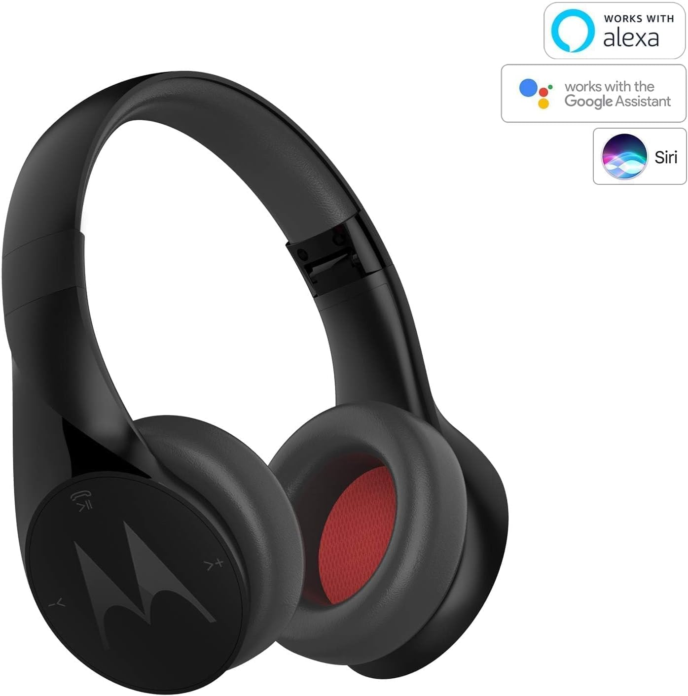 Onear Wireless Motorola Pulse Escape Wireless over Ear Headphones, Black, (PULSEESCAPEBLK) image number 6