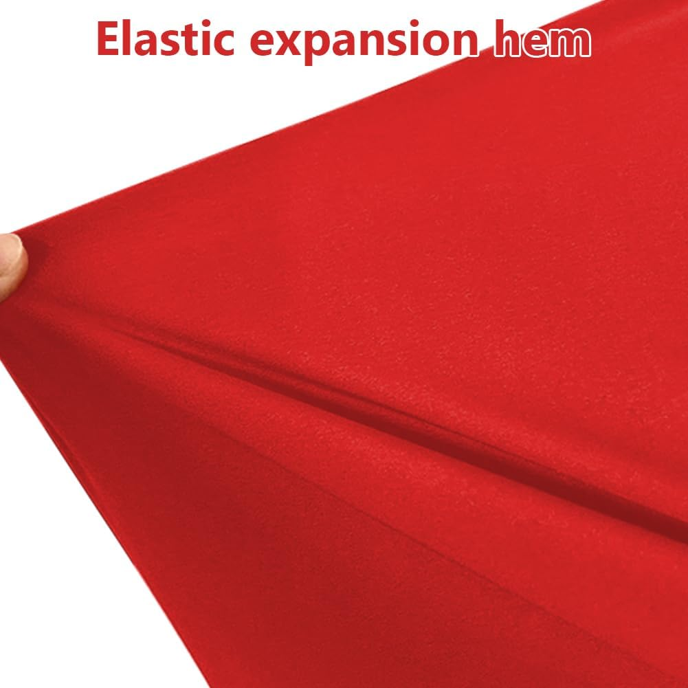 Indoor Motorcycle Cover Soft Stretch Dustproof Cover Compatible with All Motor, 96 Inches,Red image number 5