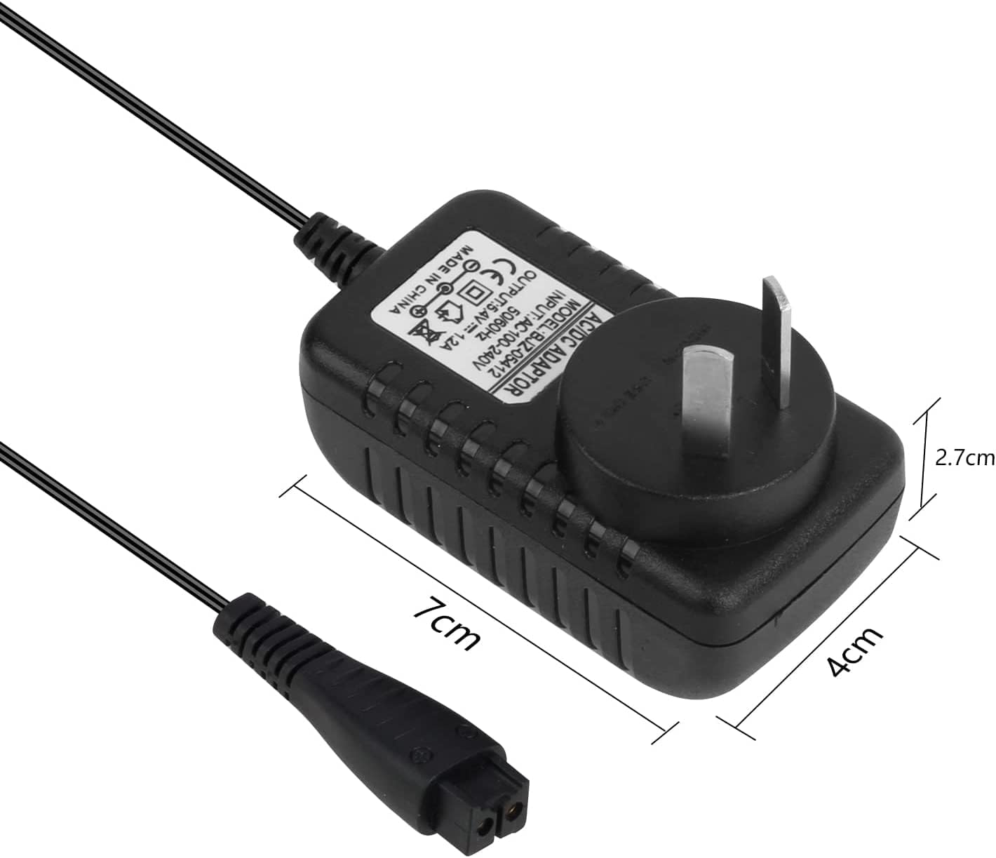 5.4V Power Supply Charger for Arc5 Razor Shaver, Compatible with Arc4 Arc3 Wet Dry 3 4 5 Electric Blade Razor RE7-40 RE7-68 RE7-59 RE7-51 ER-GC20 ES-LV65-S ES-LA93-K image number 3