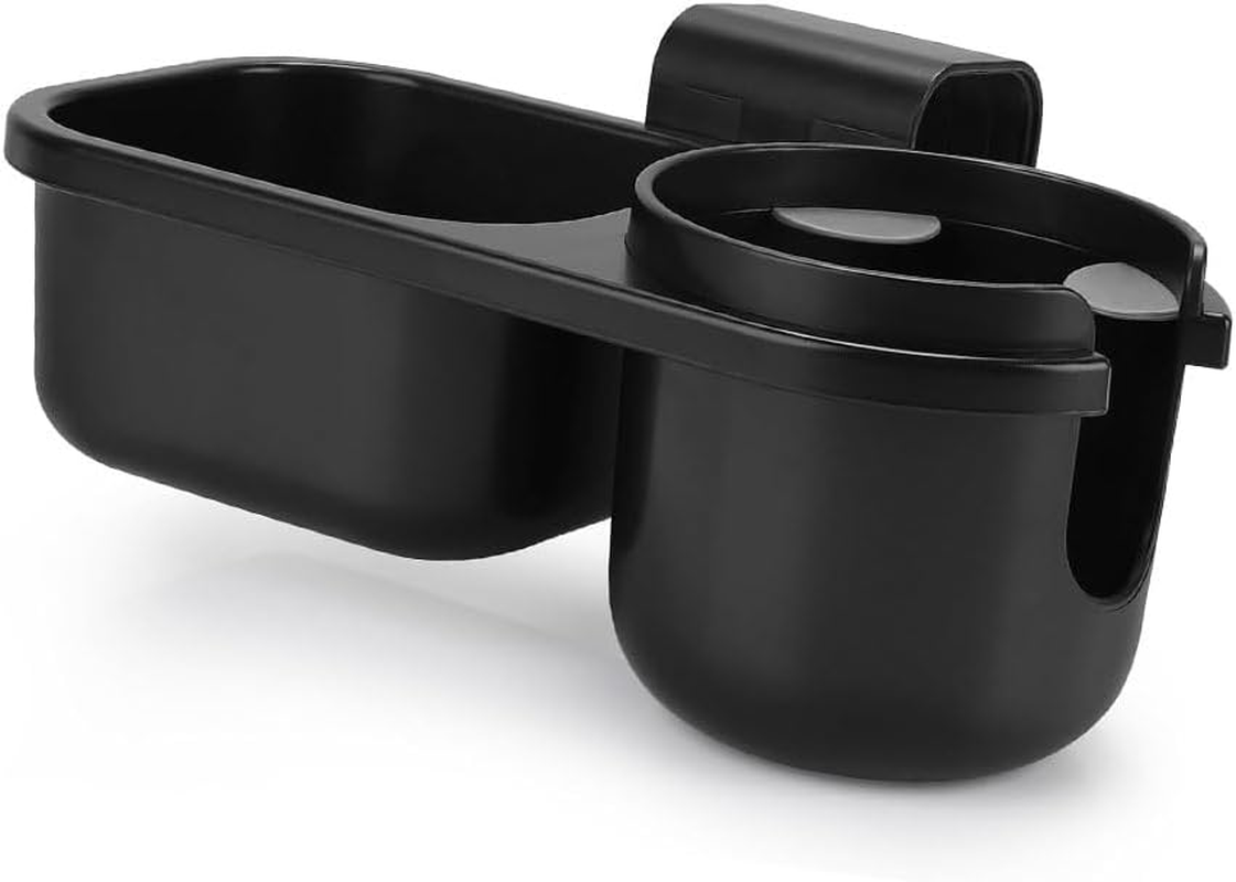 Child Car Seat Tray with Cup Holder &ndash; Universal Snack Tray Attachment for Convertible Car Seats, Strollers & Boosters &ndash; Toddler Travel Tray, Compatible with Most Models image number 2