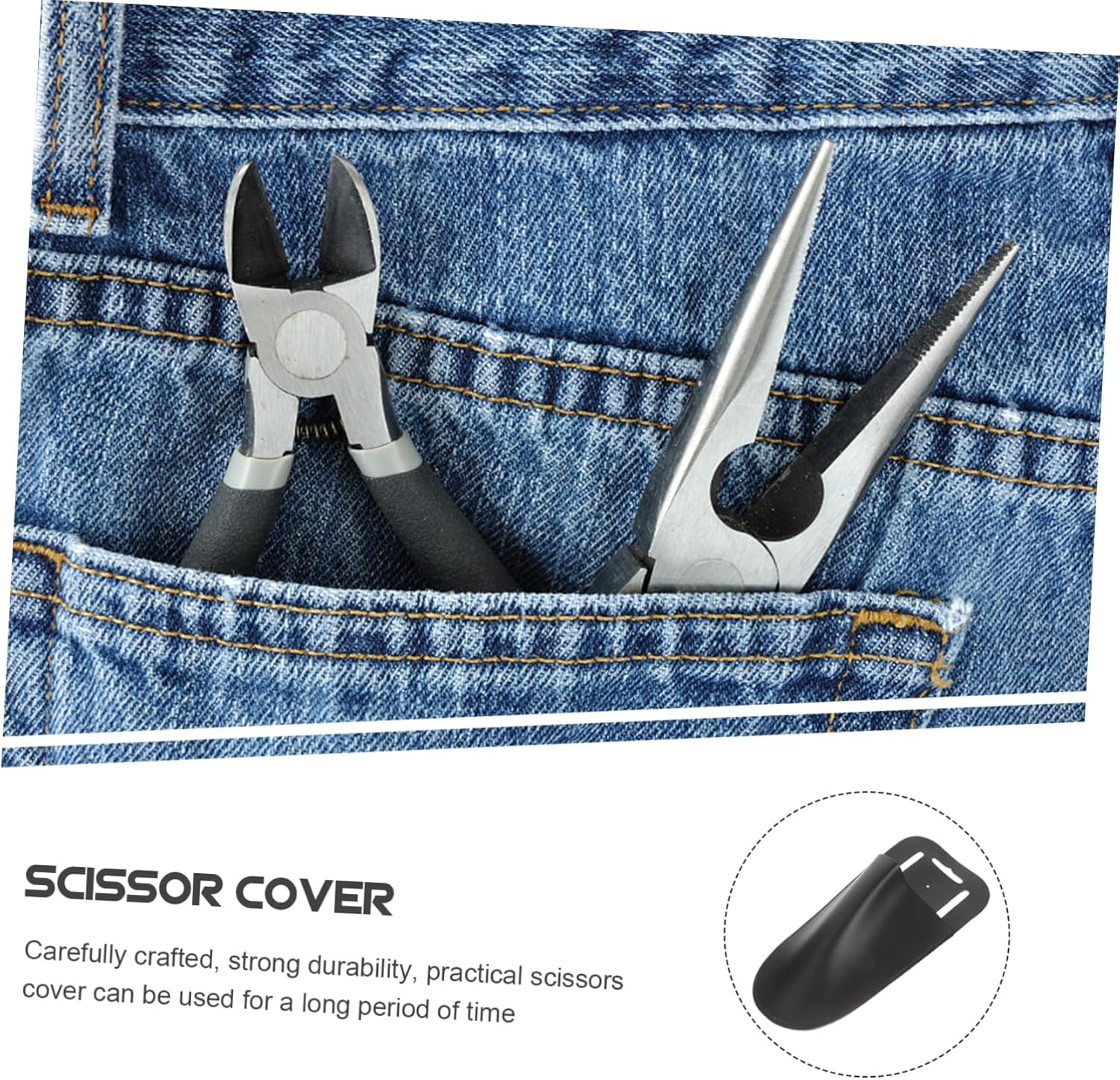 Tofficu Leather Pruning Scissor Cover Durable Protective Case for Gardening Tools Lightweight and Convenient Pliers Holder for Outdoor Use and Home Repair image number 6