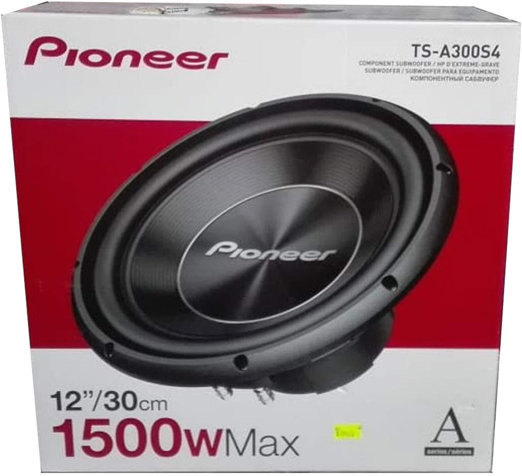 Pioneer TS-A300S4 1500W 12" A-Series Car Subwoofer, 4&Omega; Single Voice Coil image number 3