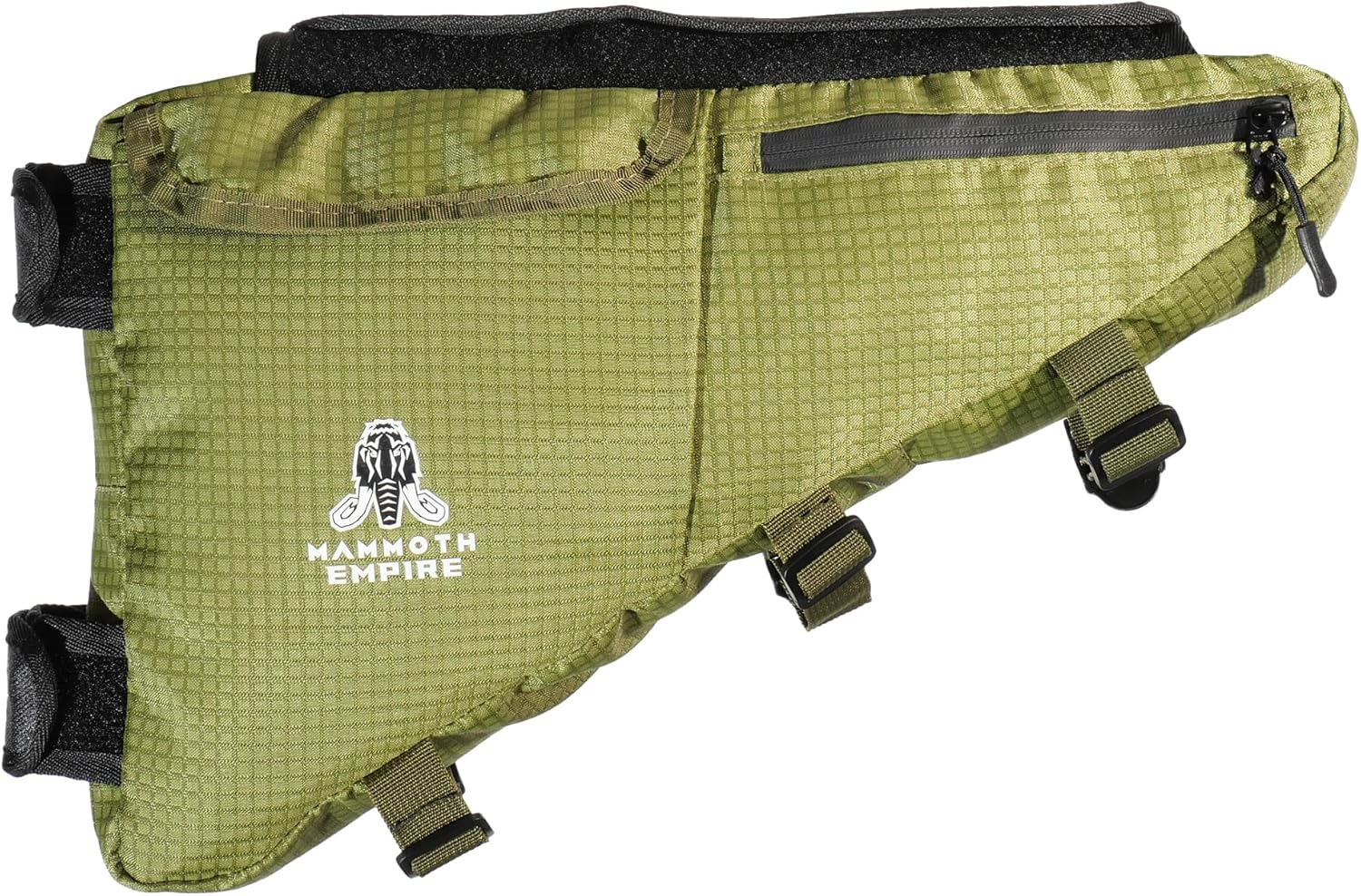 Bicycle Triangle Frame Bag - Water Resistant Storage Pouch for MTB Road Bike Cycling Accessories (Green) image number 5