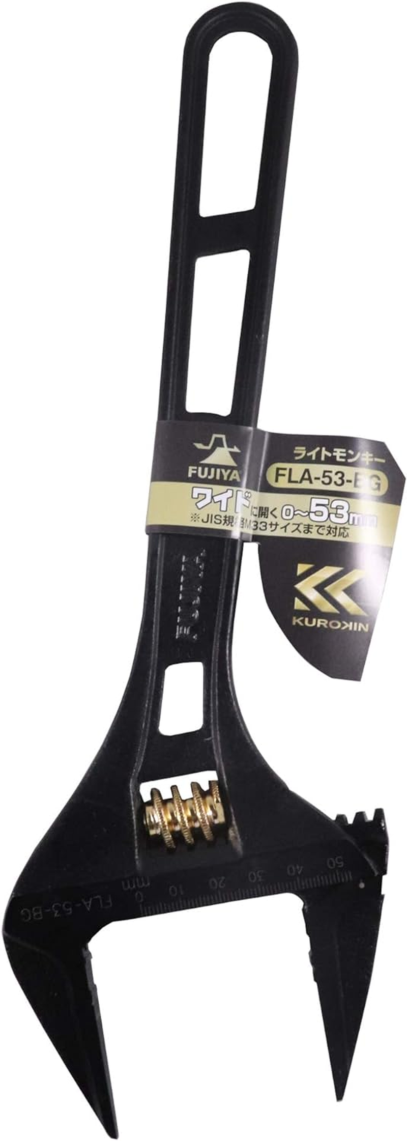 Fujiya FLA-32-BG Black Gold Light Monkey 0-32 Mm (Lightweight, Wide Opening) image number 2
