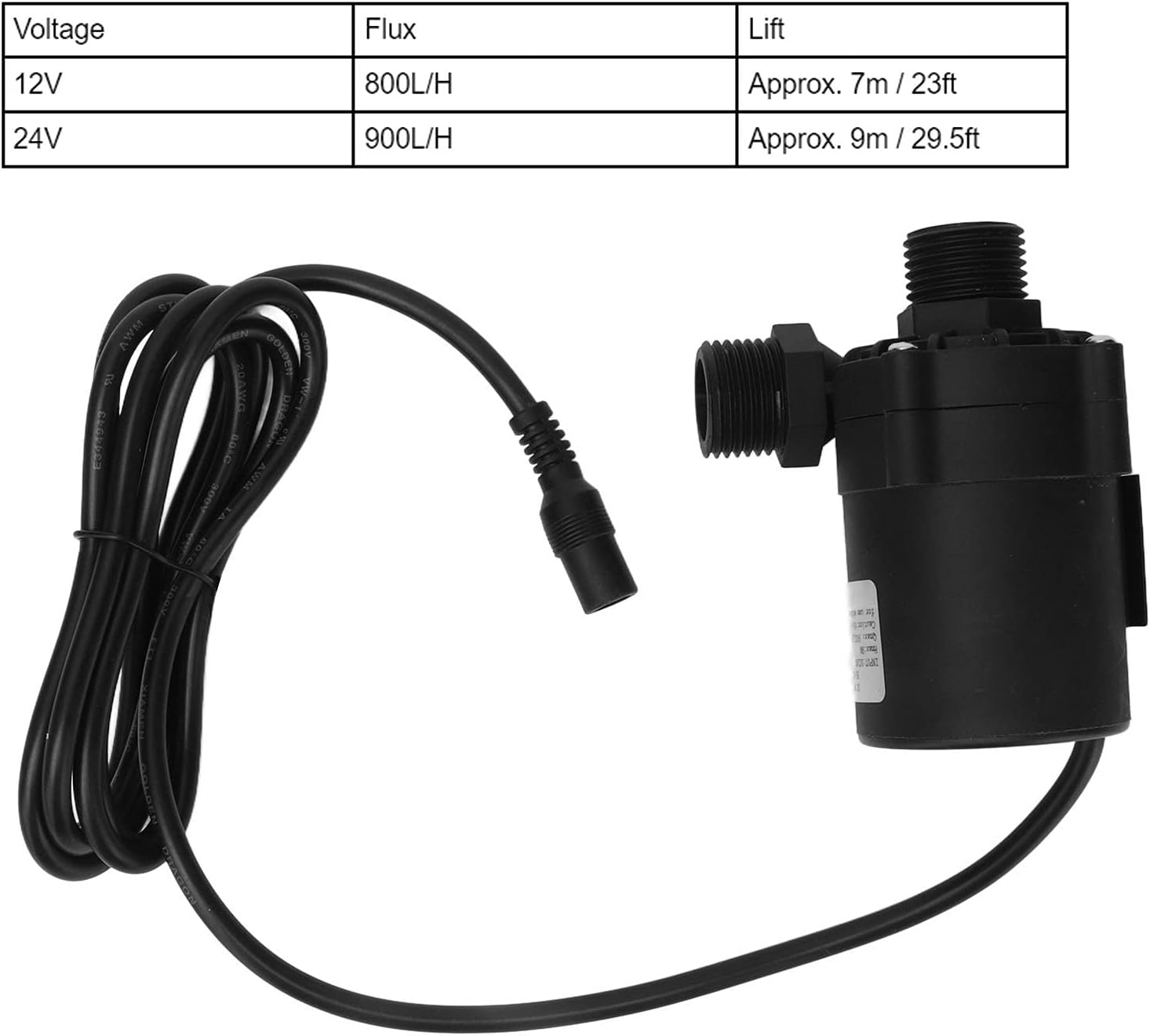 Booster Water Pump Smart Toilet Dishwasher Faucet Low Noise DC Water Pump for Bathroom Kitchen (12V) image number 2