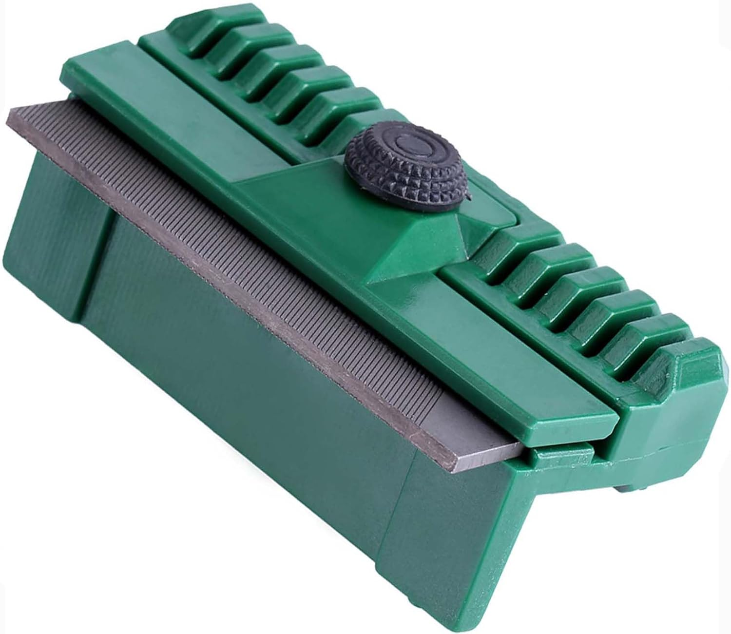 Chainsaw Bar Dressing Tool, Solid Guide Bar Rail Dressers File Repairer Tool, Chainsaw Sharpening Guide Tool, Steel Chainsaw Bar File Tool Chamfer for Chainsaw Guide Bar Dressing image number 1