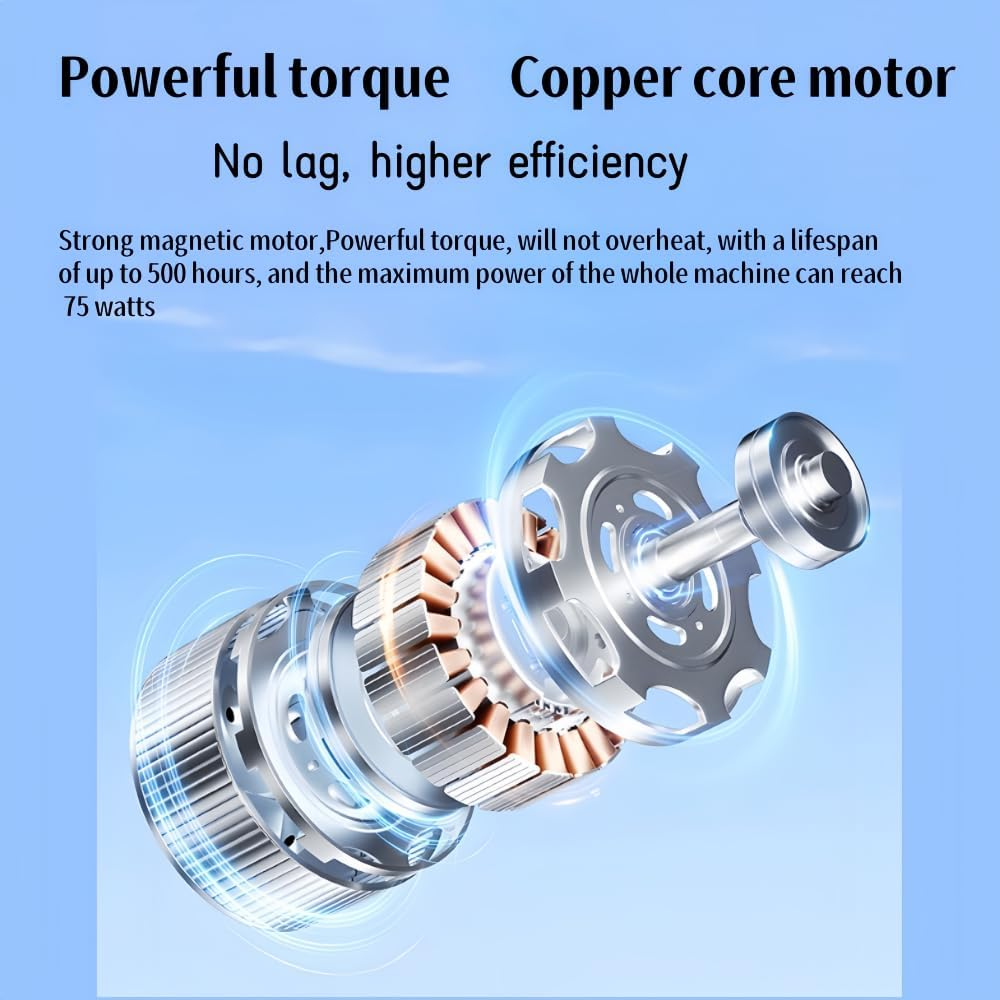 Electric Spin Scrubber, [IPX7 Waterproof] Cleaning Brush with 9 Replaceable Brush Heads, Power Scrubber for Bathroom, Kitchen, Floor, Tub, Toilet image number 1