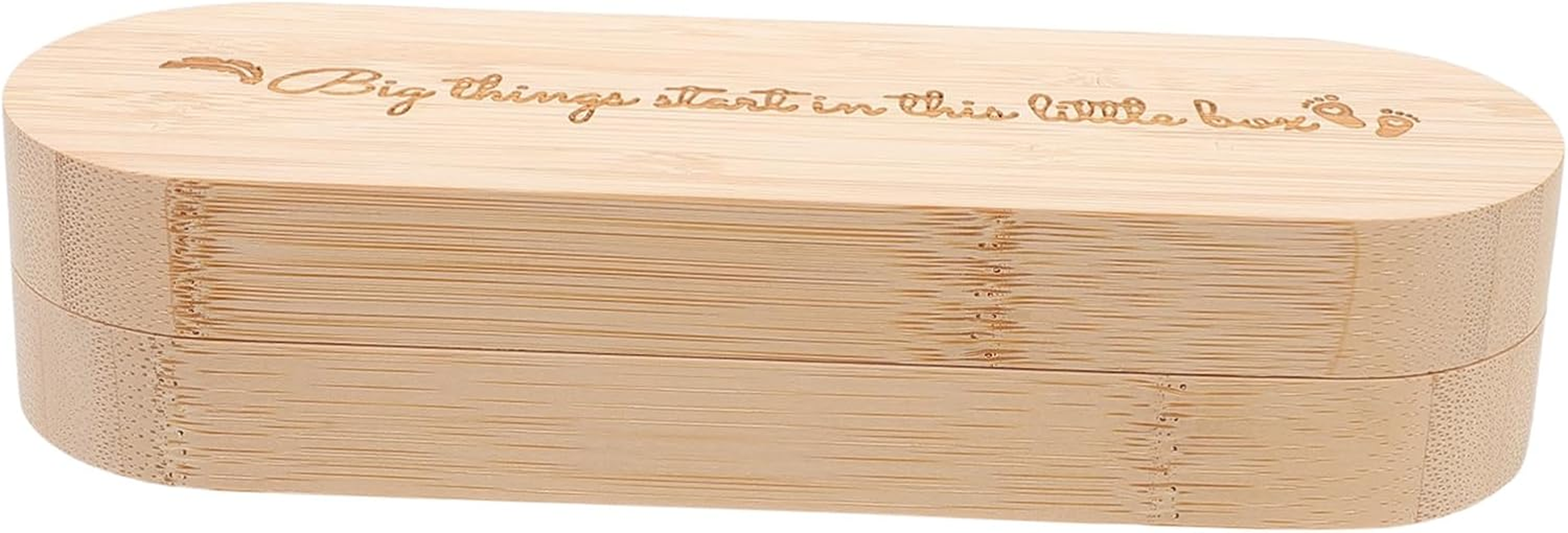 Didiseaon Wooden Pregnancy Test Box Reveal Surprise Keepsake for Grandparents Announcement Present Box Pregnancy Test Holder