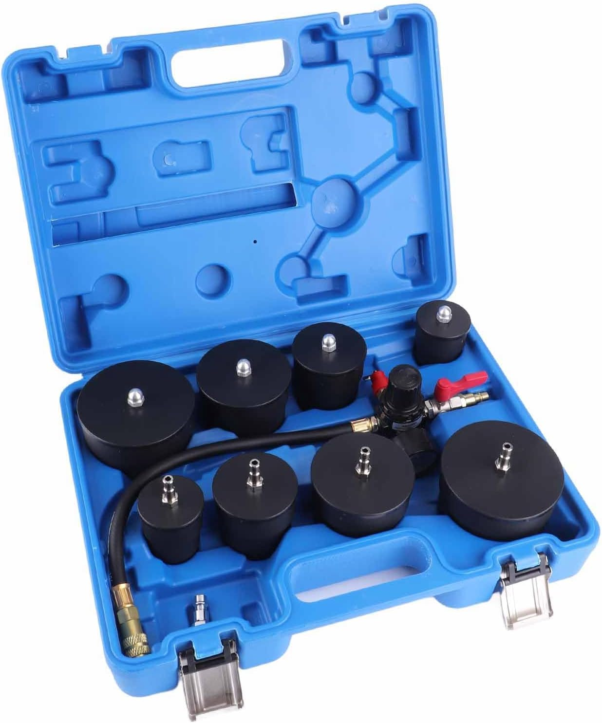 TOPINCN Turbo System Leakage Tester Turbo Air Pressure Leakage Tester Kit Turbocharger Boost Leak with Pressure Gauge for Precision Measurement image number 6