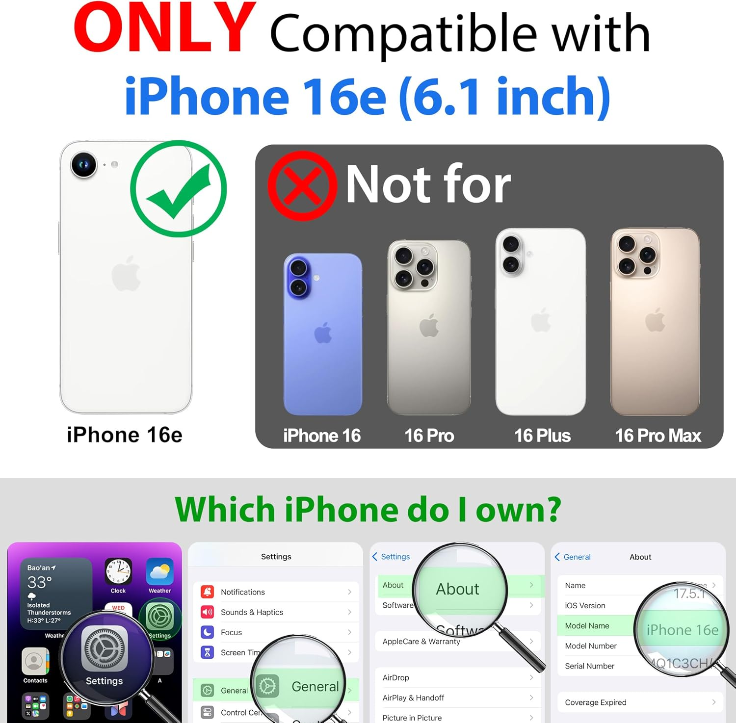 SPORTLINK for Iphone 16E Case - IP68 Waterproof Shockproof Dustproof, 360 Rugged Heavy Duty Cover with Built-In Screen Protector & Lanyard, Full Body Drop Proof Phone Case for Iphone 16E image number 5