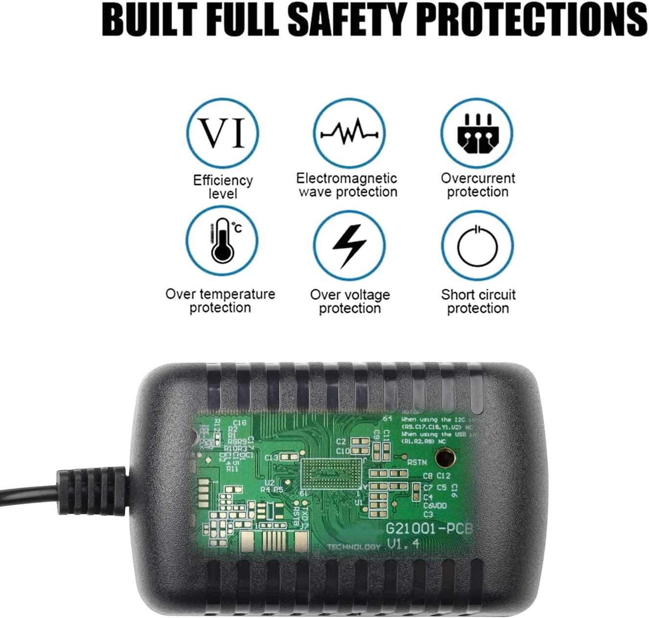 12V AC Adapter Power Cord Charger for Spectra Electric Breast Pump S1 / S2 / SPS100 / SPS200 / 9 plus Charging Cord, 10FT（3M） image number 3