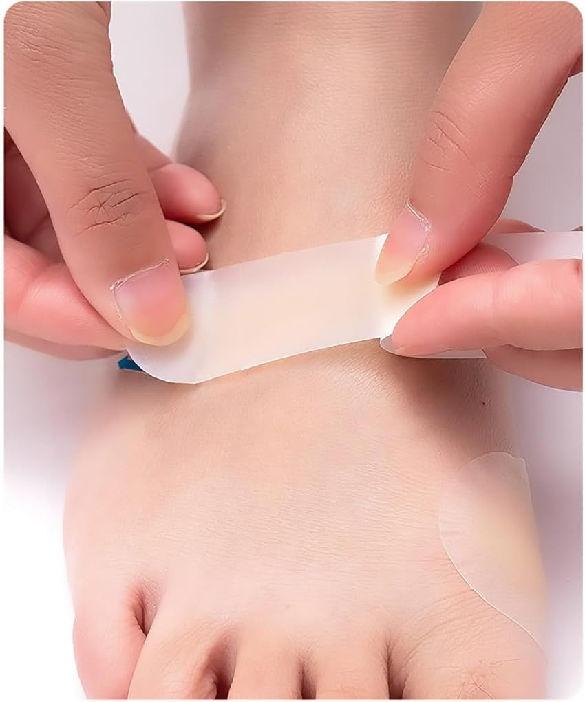 Gel Blister Prevention Tape (25 Pack), Blister Bandages Pads for Feet, Heel, Toe, Finger Pain Relief and Healing, Hydrocolloid Bandages Blister Cushions for Athletic Injury, Sports, Run, Walk （5 Styles） image number 2