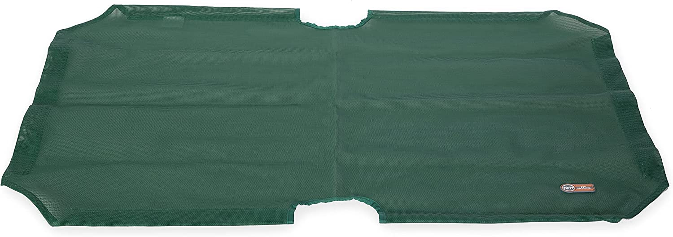 K&H Pet Products Elevated Cooling Outdoor Dog Bed Portable Raised Dog Cot Replacement Cover Only All Weather All Season Green Large 42 X 30 Inches (Cot NOT Included)