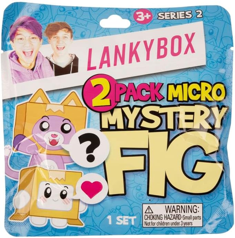 Lankybox Micro Mystery Figs 2 Pack Blind Bag - Series 2 image number 1