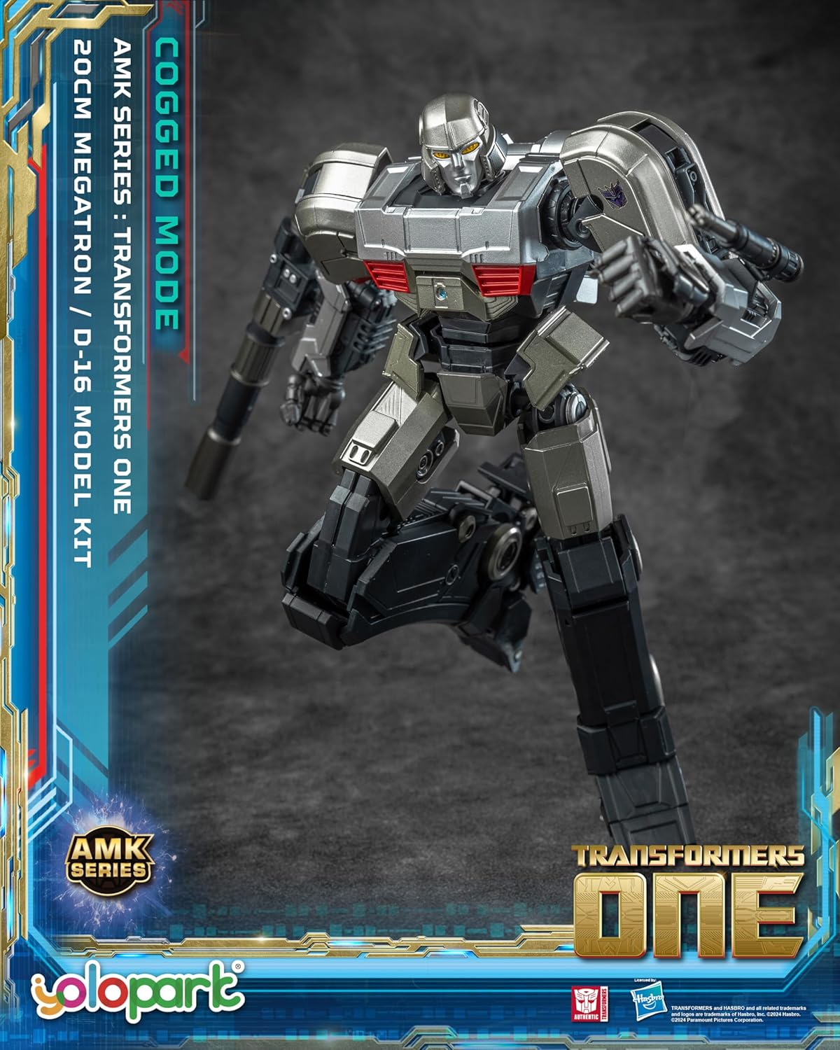 Transformers ONE - 20Cm D-16 [Megatron] Cogged Mode Model Kit - AMK Series