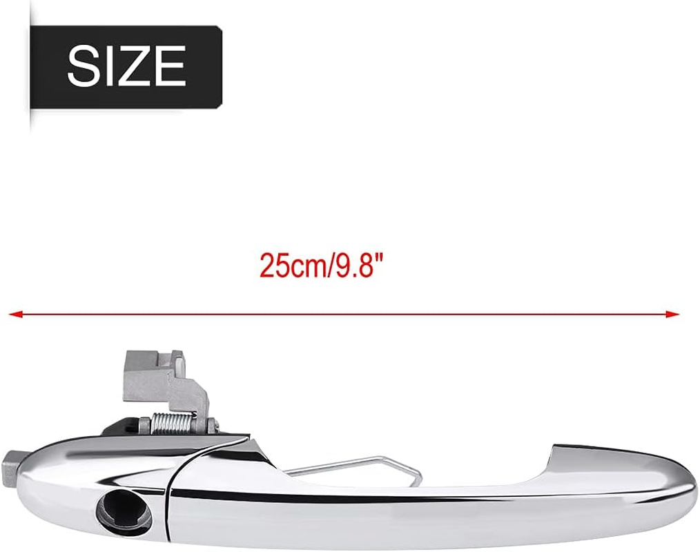 Exterior Door Handle,Right Hand Drive Outer Door Handle for Fiat 500 - OEM 735592026, 73545876(Pull the Hand on the Right) image number 6