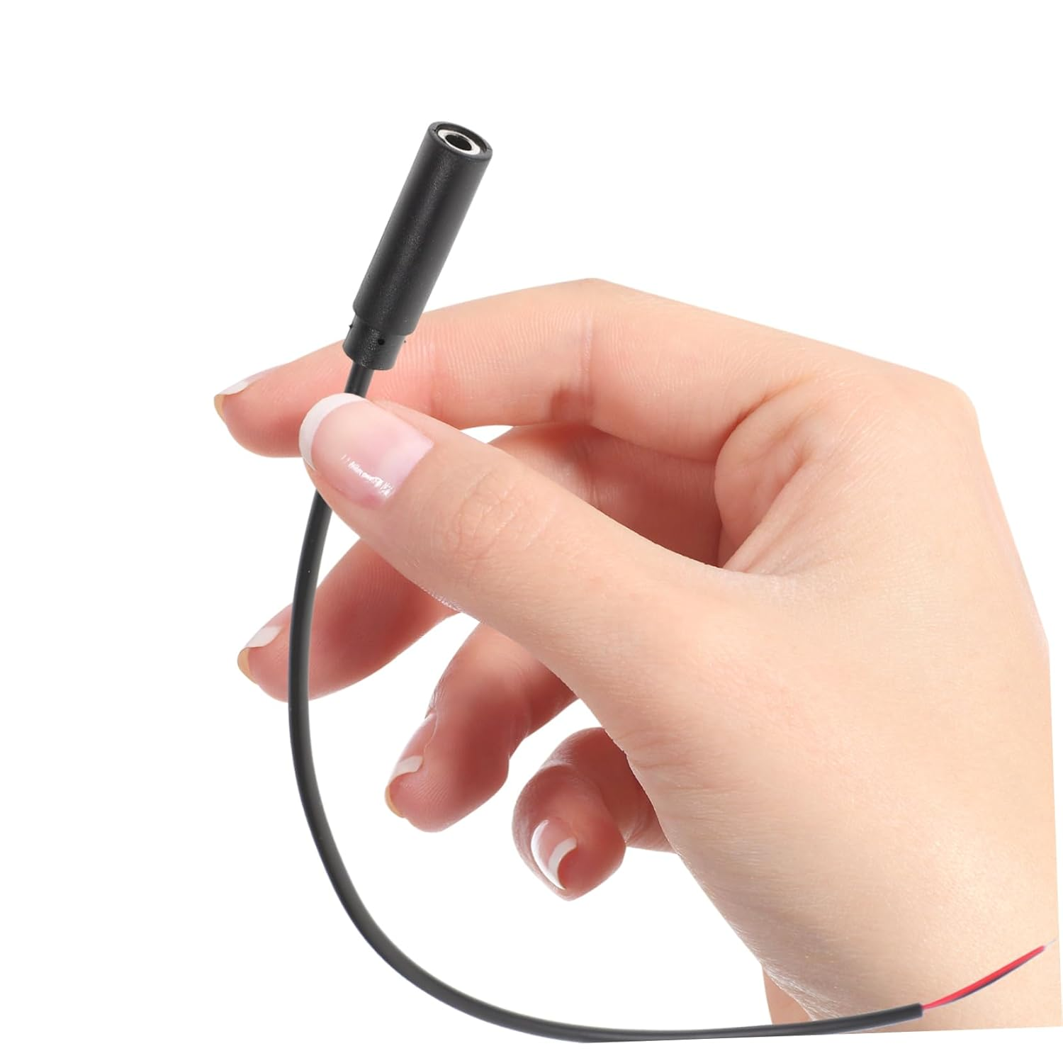 Tofficu 10Pcs Female Plug to Bare Wire Audio Cable Durable Mono Plug Jack Connector for Headphones Earphones Microphones and Media Players for Cable Repair image number 1