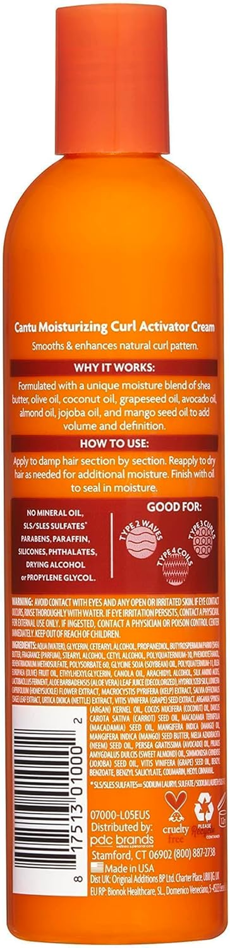 Cantu Shea Butter Moisturizing Curl Activator Cream 12 Oz. image number 5
