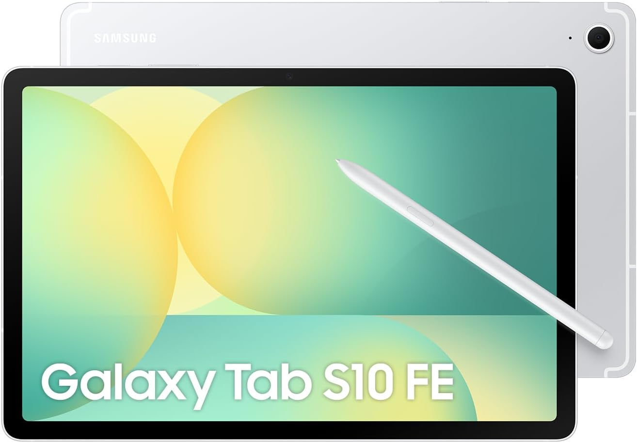 Samsung Galaxy Tab S10 FE+ [AU Version] Wi-Fi, Android Tablet, 8GB Memory, 128GB Storage, 13.1" 90Hz Display, S Pen Included, Durability, Long Battery Life, Grey