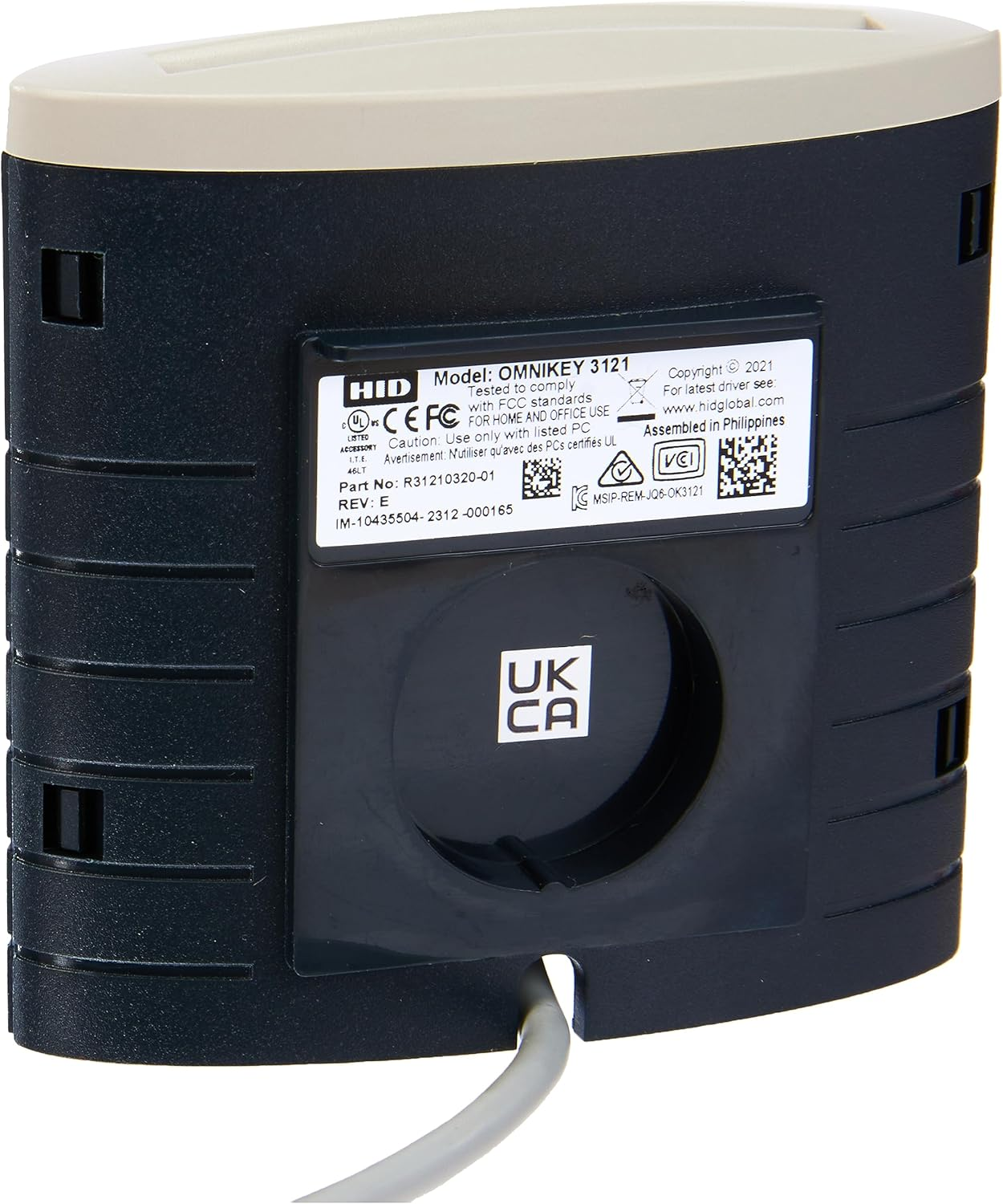 Omnikey 3121 Smart Card Reader with USB Cable 31X42X15 image number 2