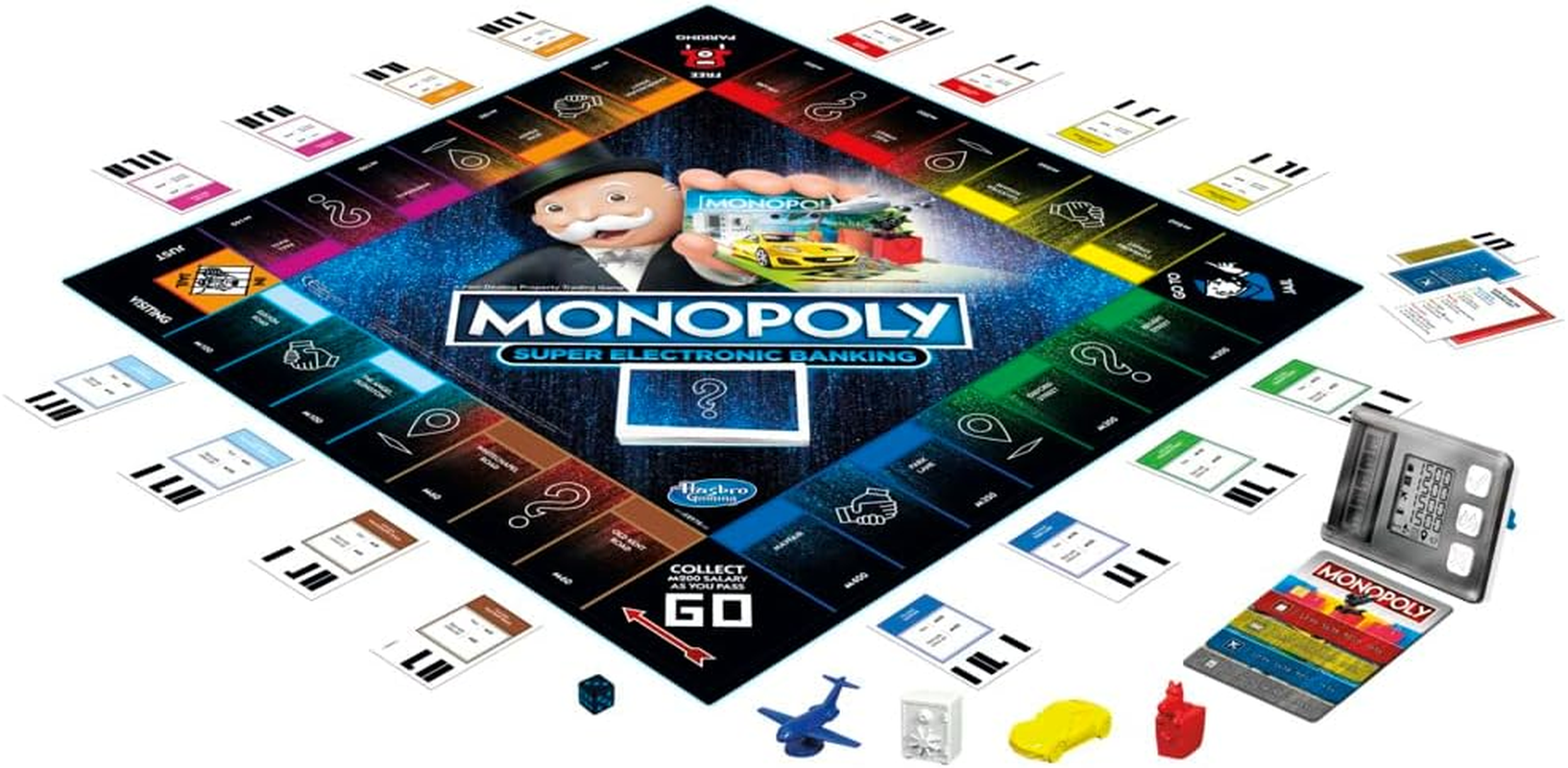 Monopoly Ultimate Rewards Board Game; Electronic Banking Unit; Choose Your Rewards; Cashless Gameplay; Tap Technology; for Ages 8 and Up image number 2