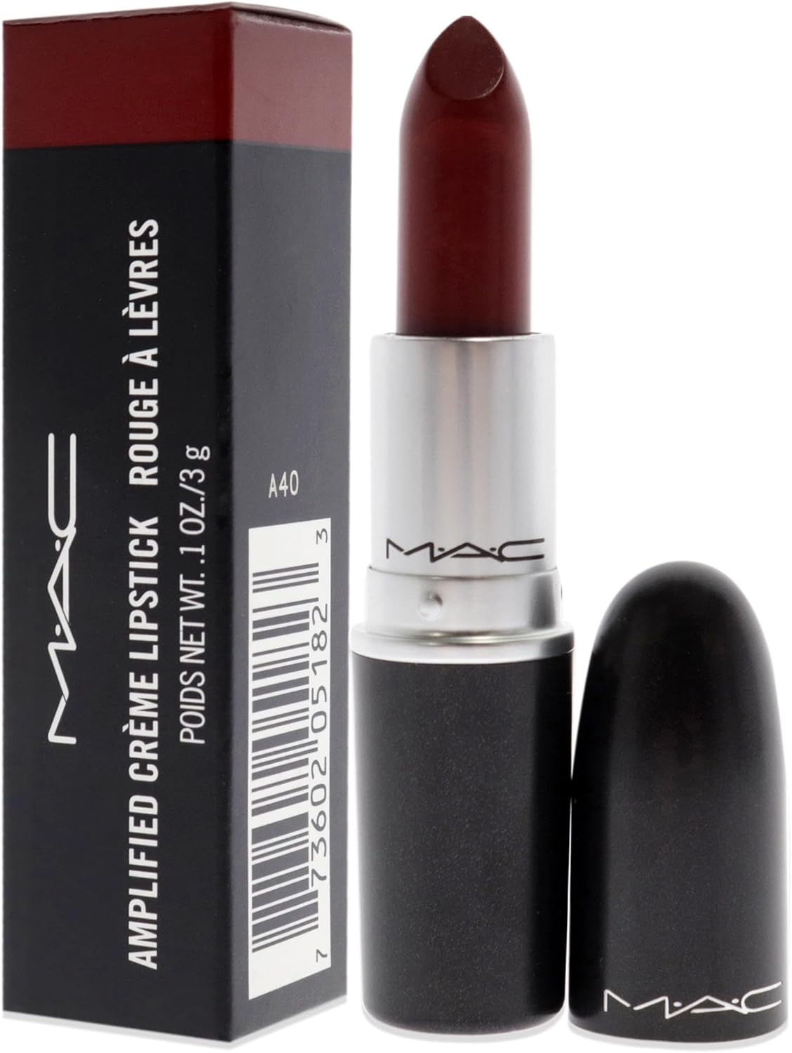 MAC Amplified Creme Lipstick, Dubonnet, 3 G image number 5