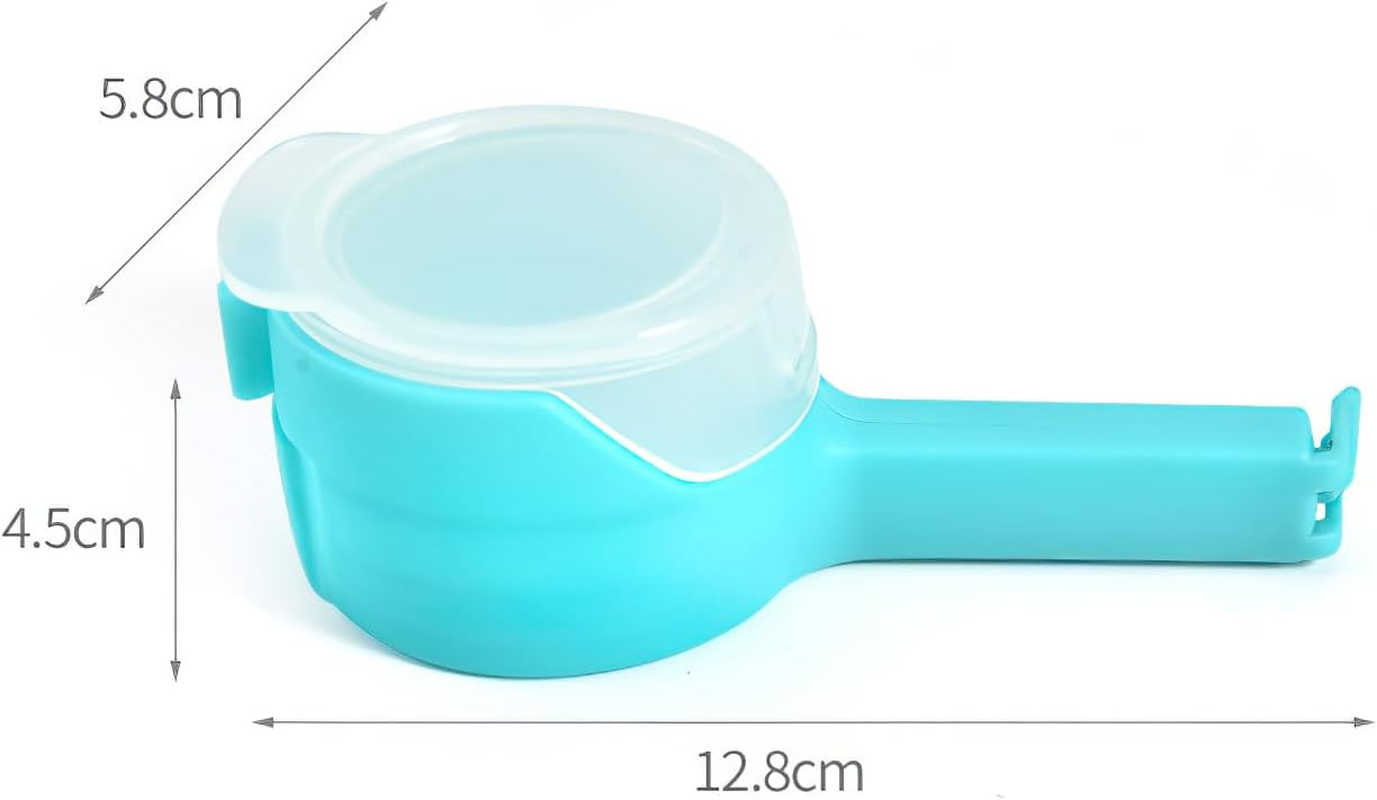 Bag Clips with Pour Spout,Snack Clips,4Pcs Snack Clips That Pour,Bag Clips for Food,Food Clips,Seal and Pour Bag Clip,Chip Bag Clips,Reusable Snack Clips Pour for Kitchen by Mruyhtop image number 6