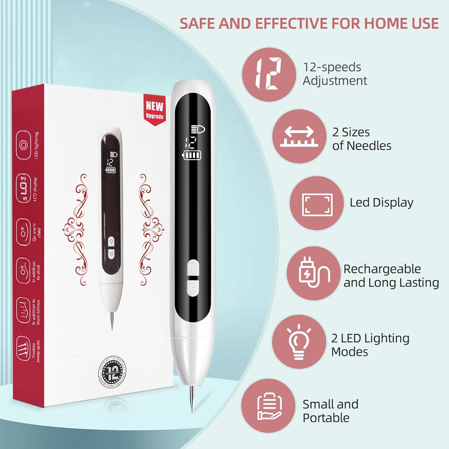 AL-40 Skin Removal Kit, Design to Smooth Your Skin, Safe and Effective for Home Use, Easy to Use Skin Tag Remover Kit image number 6