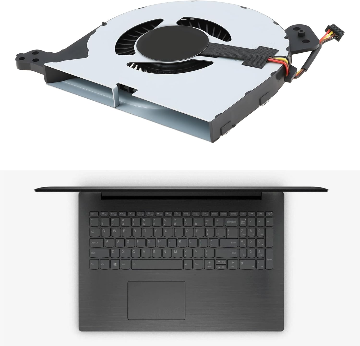 Emsea Laptop CPU Cooling Fan 5F10N82225 DC28000DBF0 Compatible with Lenovo Ideapad 320-14IAP 320-15ISK 320-17IKB 320-15AST image number 4