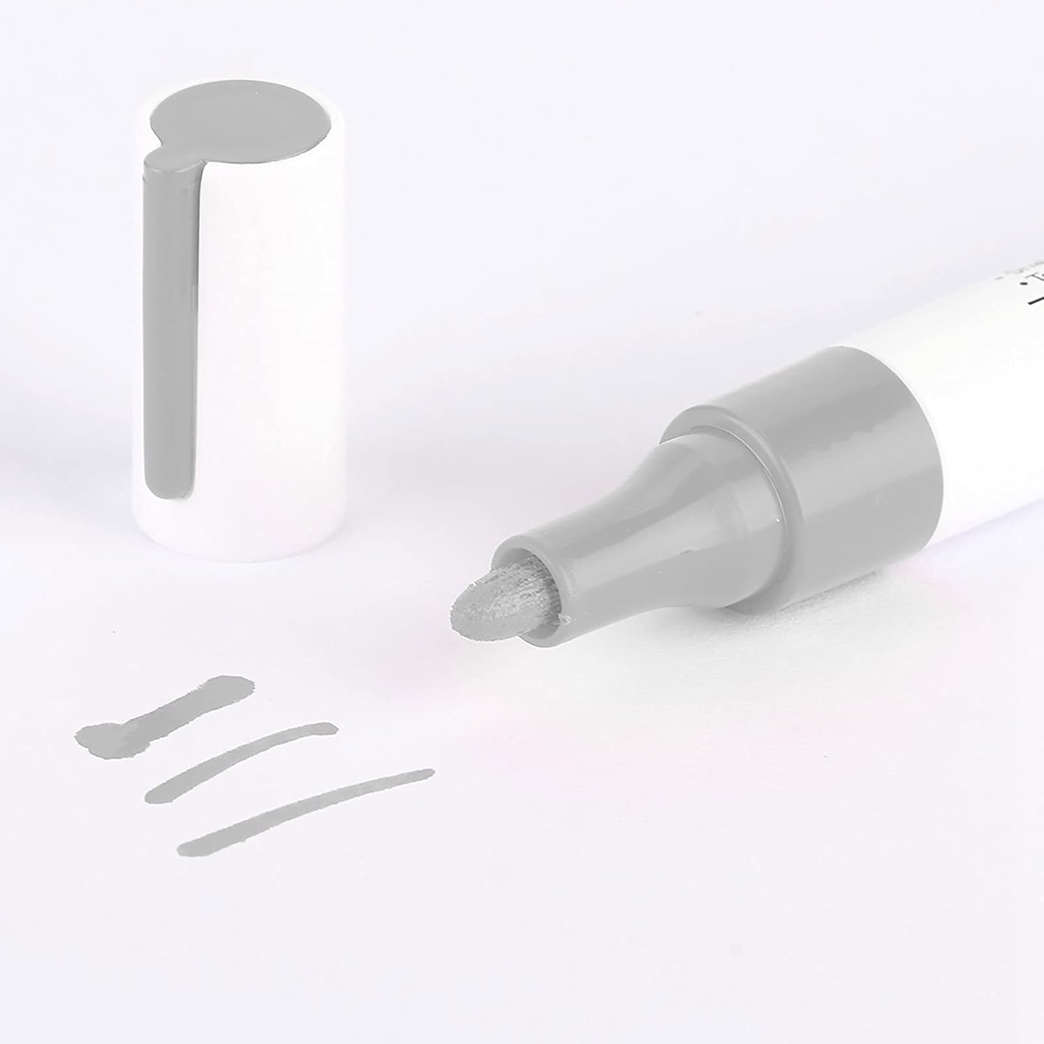 Tire Pens, Car Tire Paint Pen, Car Paint Pen, Paint Pen for Car Tires, 1 Pcs Waterproof Professional Car Pencil Tire Paint Pen Mark Pens(Silver) image number 4