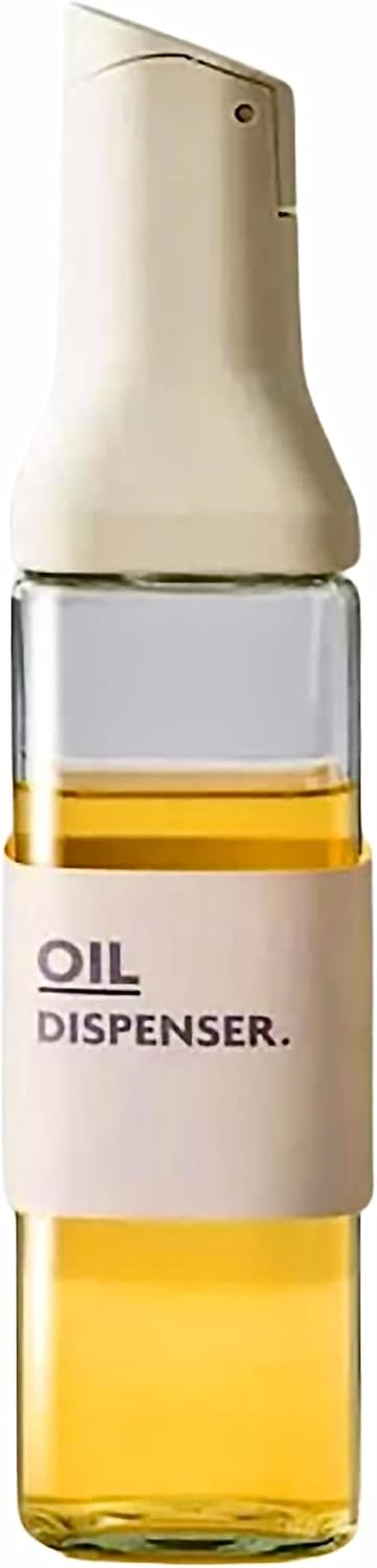 Oil Dispenser Bottle - 500Ml Auto-Flip Olive Oil Dispenser with Precision Spout for Easy Pouring, Leakproof Design for Cooking Oils, Vinegar, and Soy Sauce - Easy to Clean & Multi-Use (Yellow)